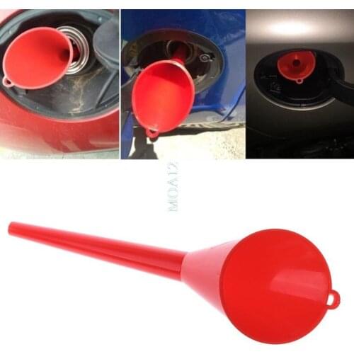Multi-function Red/Yellow Motorcycle Car Long Mouth Funnel Engine Machine Funnel Fueling Funnel Gasoline Oil Diesel Additive