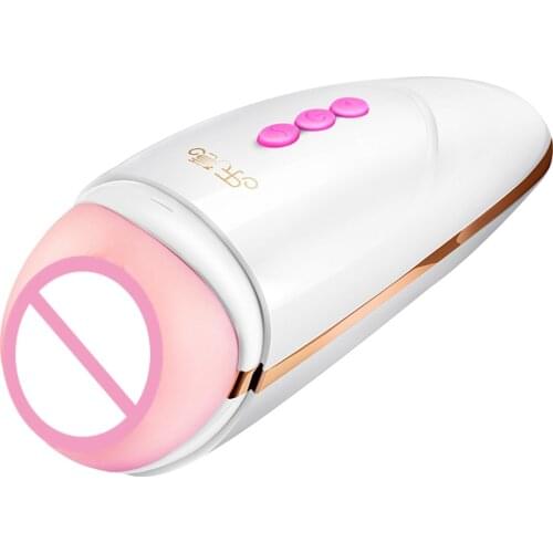 Male automatic masturbator Artificial Vagina Real Pussy Multi-speed vibration men masturbator realistic toys for adult