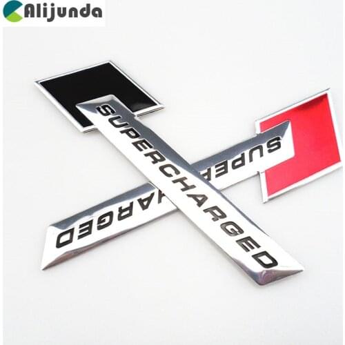 New 3D Metal Motorsport SUPERCHARGED Car styling Emblem Badge Sticker for Peugeot 206 207 208 301 307 308 407 2008 3008 4008