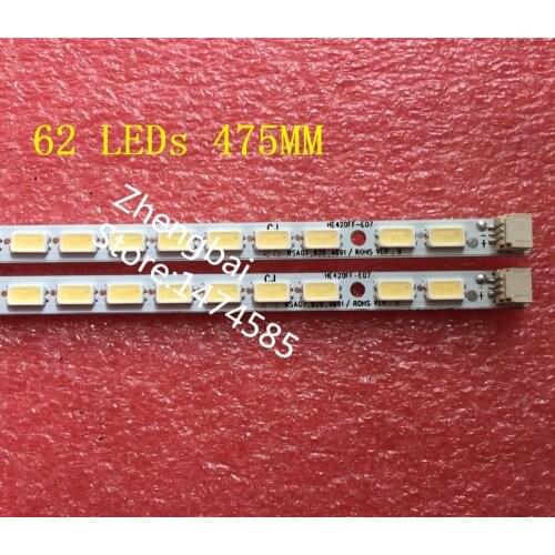 New 4 Pieces/lot LED42K200 HE420FF-E07 LED backlight bar GT-1110977-A GT-1110977-B RSAG7.820.4691 62 LEDs 475MM