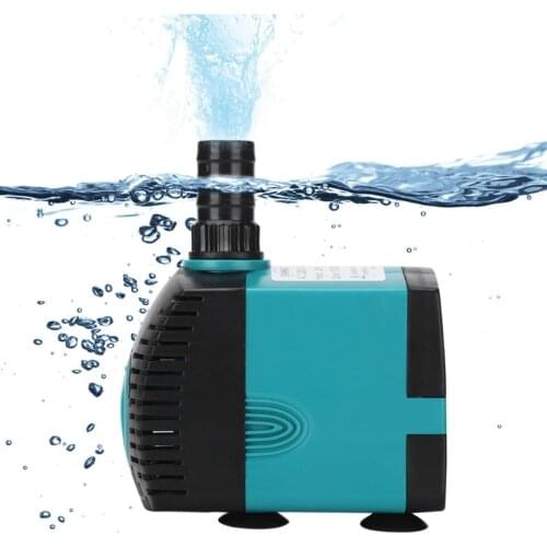 3W-60W 220L/H-3000L/H Ultra Quiet High-lift Submersible Water Pump Fish Pond Fountain Aquarium Tank Clean Dirty Filter