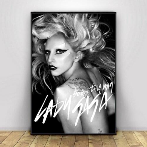 Lady Gaga - Born This Way Poster Music Singer Star Canvas Poster Wall Painting Home Decoration ( No Frame )