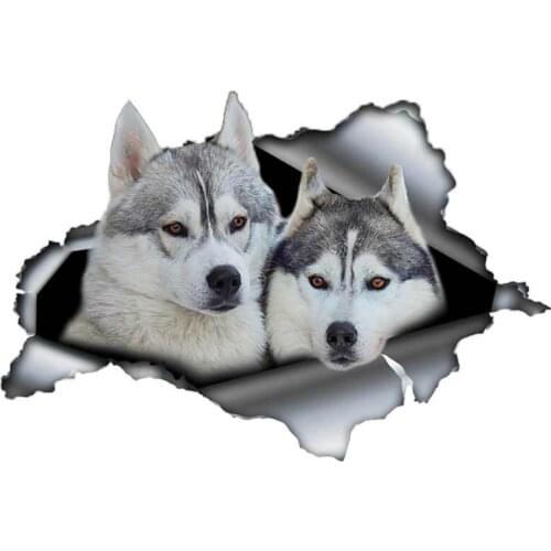 Realistic 3D Visual Personalized Fashion Stickers Used for Car Motorcycle Wall Furniture Waterproof Vinyl KK PVC 13cm X 8.7cm