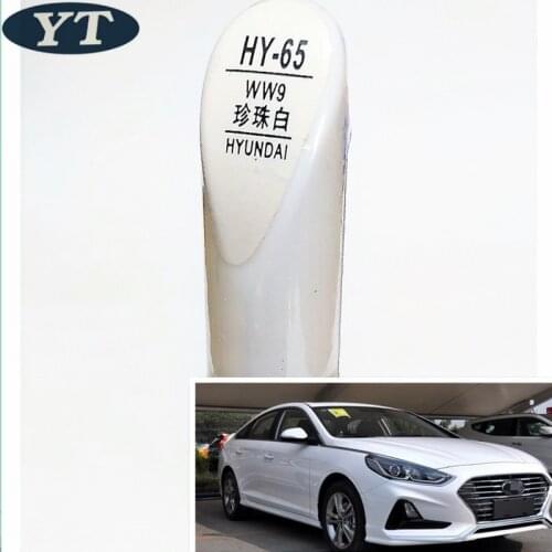 Car scratch repair pen, auto paint pen WHITE color for Hyundai IX35 IX25 Elantra Accent I30 Verna Tucson Sonata Santafe