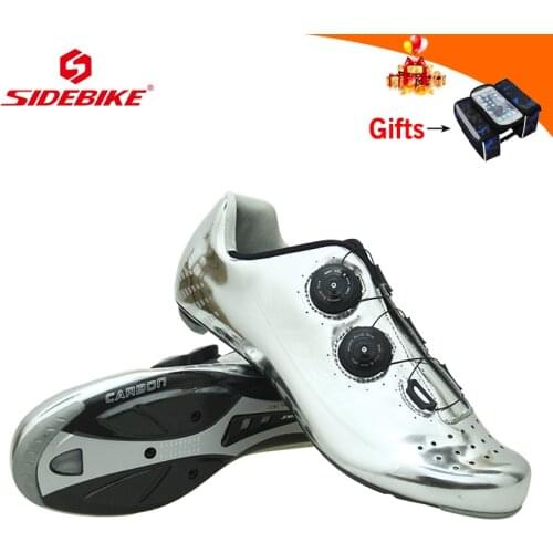 SIDEBIKE Cycling Shoes Carbon Men Urtra-light Breathable Self-locking Sapatilha Ciclismo Zapatillas Ciclismo Carretera Hombre