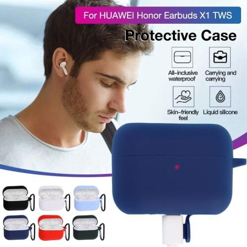 Silicone Protective Case Travel Protection Cover Casing with Carabiner Perfect Protector Headphone accessories