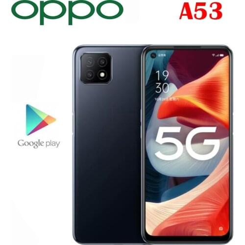Original Official New OPPO A53 5G Smartphone Octa Core Dimensity 720 4040mAh 16MP Camera Android 10 OS 6.5inch 90Hz Rate Reflash