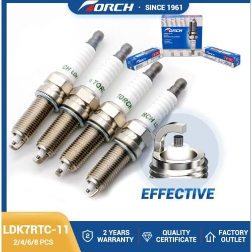 Candle Replace for NGK LZKR6B-10E Spark Plug Torch LDK7RTC-11 Denso XUH22TT Champion RER8MC for YR8SEU Brisk QR15LC-1