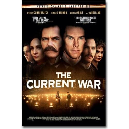 The Current War Silk Fabric Wall Poster Art Decor Sticker Bright