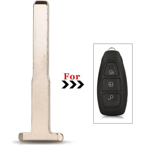 Jingyuqin Replacement Smart Remote Key Blade Blank Key Uncut Blade For Ford Mondeo Fiesta Focus Titanium