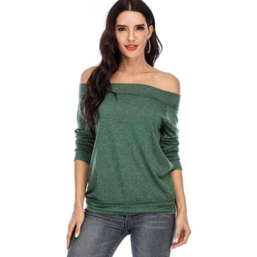 Women loose long sleeve t shirt off shoulder spring running yoga gym fitness sportswear activewear women breathable workout tops