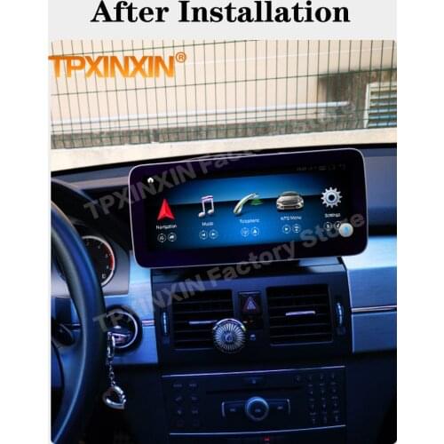 256G Multimedia Android 11 Player Auto Car Radio Stereo For Mercedes Benz X204 GLK 2008 2009 2010 2011 2012-2015 Head Unit