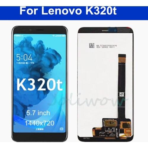 5.7" For Lenovo K320t K320 LCD Display Touch Screen Digitizer Glass Panel Assembly for Lenovo K320t LCD