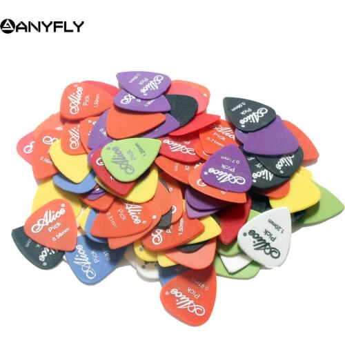 50pcs/Set Guitar Picks Alice AP-50F Acoustic Electric Matte Nylon Guitar Picks Wholesales