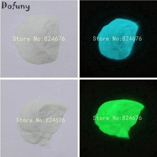 Glow Nail Glitter Sky blue Green Luminescent powder phosphor powder,DIY Nail Polish,50g/bag,glow powder,Decoration pigment