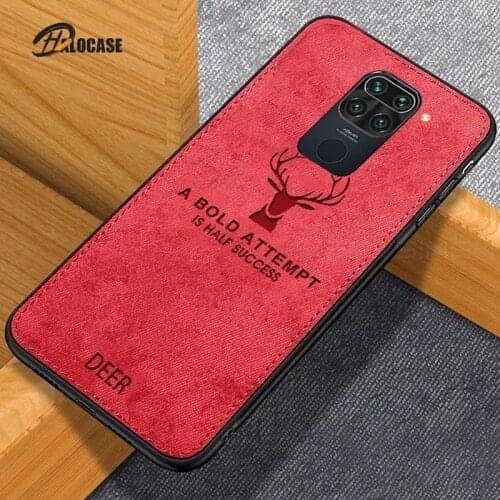 Ultra Thin Luxury Cloth + Silicone Soft Case Cover For Redmi 9 9A 9AT 9C 8 8A 7A 7 6 6A Note 9S 9 Pro 8T 8 7 6 Pro POCO X3 NFC