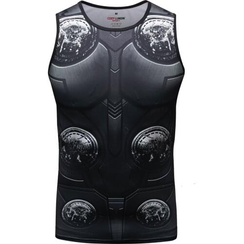 Cody Lundin Hot Sale Factory Hot Sale Full Digital Print shirt 3D Top Sport Tank Top Compress Design Customized Logo