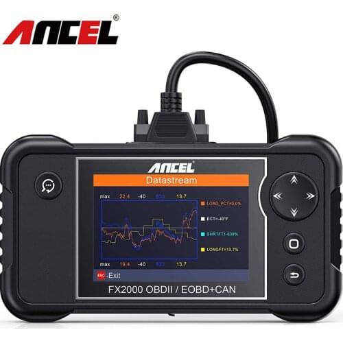 ANCEL FX2000 OBD2 Diagnostic Tool Professional Engine Scan Tool ABS SRS Transmission OBD2 Live Data EOBD Car Auto Code Reader