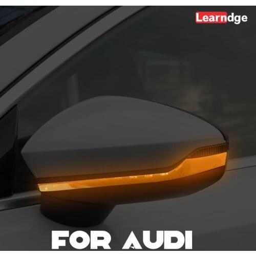 For Audi A3 8Y 2021 2020 Sportback Limousine Sedan 2PCS Car Reflective Stickers Warning Strip Tape Traceless Protective Sticker