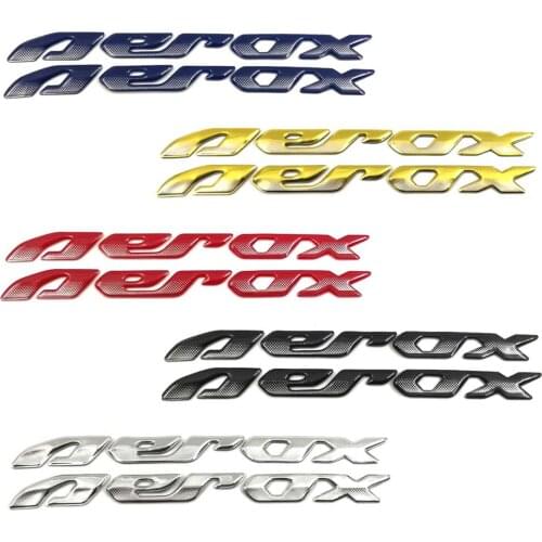 For Yamaha AEROX155 AEROX 155 NVX155 Motorcycle Stickers Emblem Badge 3D Decal Raised Tank Wheel Tank Decals Applique Emblem Fit