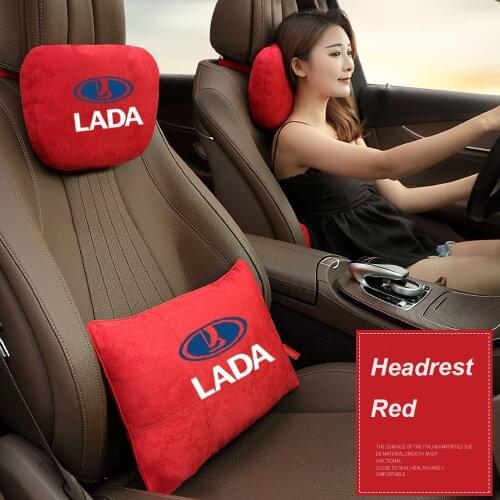 New Car Seat Headrest Breathable Neck Pillow Head Support Neck Travel Pillow Compatible for LADA VESTA niva kalina priora granta