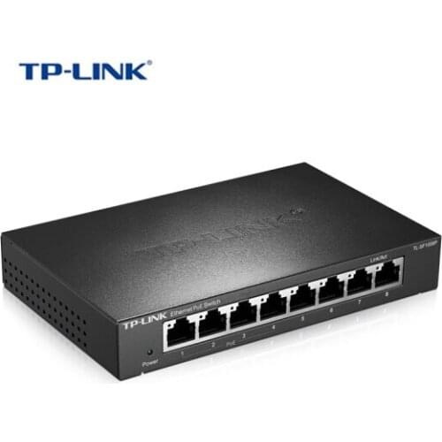 TP-Link 8 port Fast Ethernet switch Steel Metal network Switch 4 port POE switch ( TL-SF1008P )