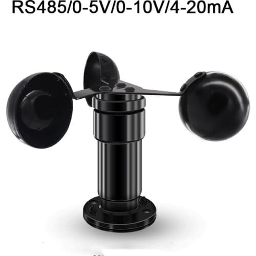 Meteorology Three Cup Anemometer Wind Speed/wind Direction Transmitter Sensor Pulse RS485 Modbus 0-30m/s