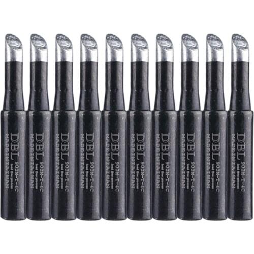 10pcs/lot 900M-T-4C Solder Soldering Iron Tip Replacement Welding Tool Lead-free Welding Head Bits For 936 Soldering Station