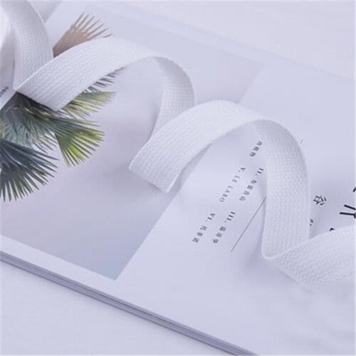 New 25mm Canvas Webbing 5meter White Canvas Ribbon Belt Bag Webbing/Lable Ribbon/Bias Binding Tape Diy Craft Projects