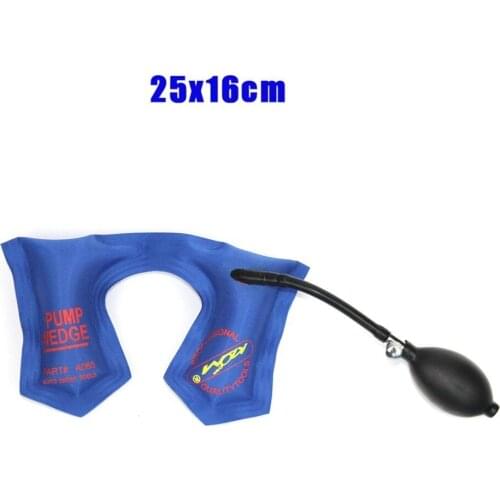 New blue Klom inflatable Air Pump Wedge Stiff Car Door "U" Air Wedge