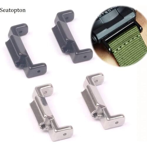 Wholesale 10sets 16mm Stainless Steel Adapter for Casio G-Shock GA-110/100/120 GD-100 DW-5600 5610 Refit Connector Accessories