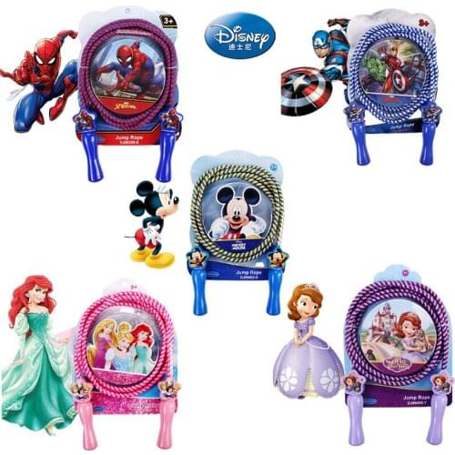 Disney Mickey Authentic Childrens Beginner Skipping Rope Skipping Kindergarten Training 3-12 Years Old Outdoor Toys