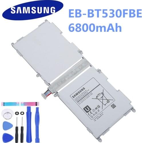 Original Replacement Tablet Battery EB-BT530FBC For Samsung GALAXY Tab4 Tab 4 T530 T531 T537 T533 T535 Authenic Battery 6800mAh