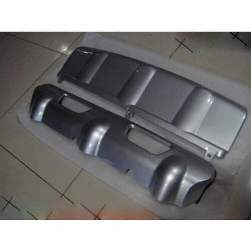 ABS front + rear bumper bottom guard protector with key hole For nissan Rogue X-Trail T31 2008-2013 car-styling accessories