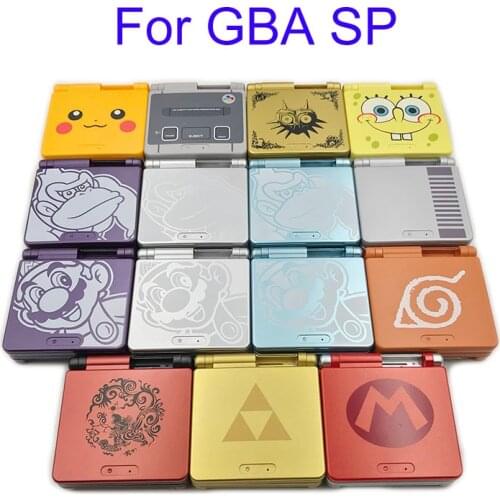 10pcs Full Repair Parts Replacement Housing Shell Cases Cover Kit Replacement Part Sets For Game- boy Gba Advance SP