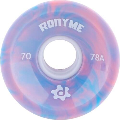 Ronyme 4 pieces ABEC-9 78A Skateboard Wheels High Performance PU Longboard Wheels Roller Wheels Replacement Wheels Accessories