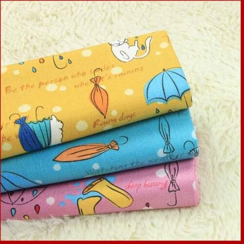 SMTA 45*110cm Fabric Cotton The Cloth Tissu Au Metre Fabric With Pawns Cotton Fabric Meter Net Fabric Umbrella Cat Print