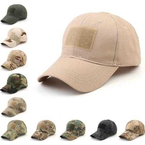 Tactical Military Hat Outdoor Sports Striped Camouflage Hat Simple Military Camouflage Hunting Hat