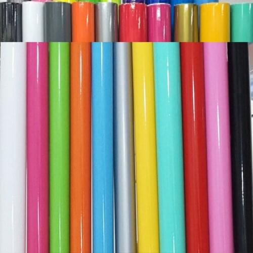 High Quality Bright Glossy Vinyl Car Decal Wrap Sticker Black White Gloss Film Wrap Foil For HOOD Roof Motorcycle Scooter