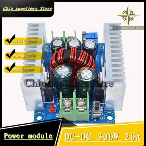 1PCS-5PCS) DC-DC step-down module 300W 20A high power constant voltage constant current adjustable car power supply LED driver