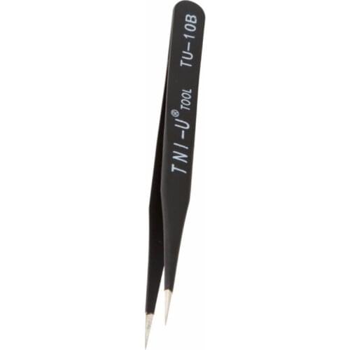 1PCS Non-magnetic Elbow Tweezers TU-10B TU-11B TU-12B TU-13B TU-14B TU-15B Anti-static Tweezer NEW