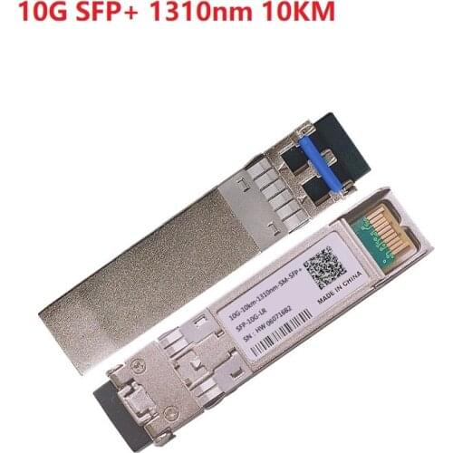 10 gigabit Single Mode LC SFP+ 10G 1310nm 10KM Fiber Optical Module Compatible most fiber switch and router Module