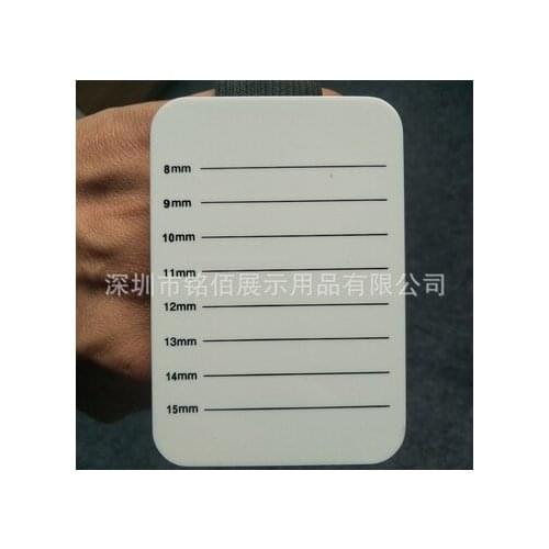 100pcs fashion Makeup Acrylic Eyelashes Extensions Pallet Bandage Lash Palette Glue Pad Lashes Display Eyelash Holder new