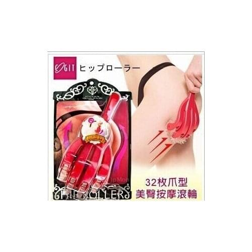 32 Wheel Sexy Hip Lift mini massage device rolling wheel 4 finger hip roller body massager cellulite health care beauty products
