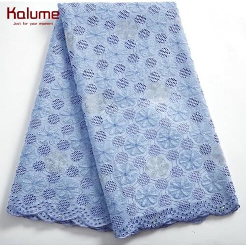 Kalume African Lace Fabric Diy Dress Swiss Voile In Switzerland Stones Nigerian Laces Fabrics For Party Wedding Dresses H2389