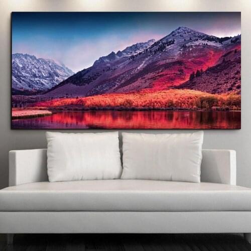 Mountain landscape Large 5D DIY Diamond Painting Full Square Round Drill Embroidery Mosaic Needlework Home Decoration AA2543