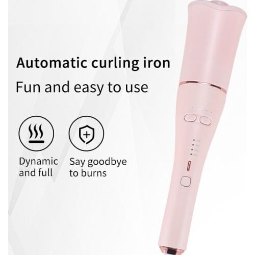 Automatic curling iron curling iron machine hair ceramic 2 way rotating curling iron spin Crimping Iron Fluffy Wave Salon tool
