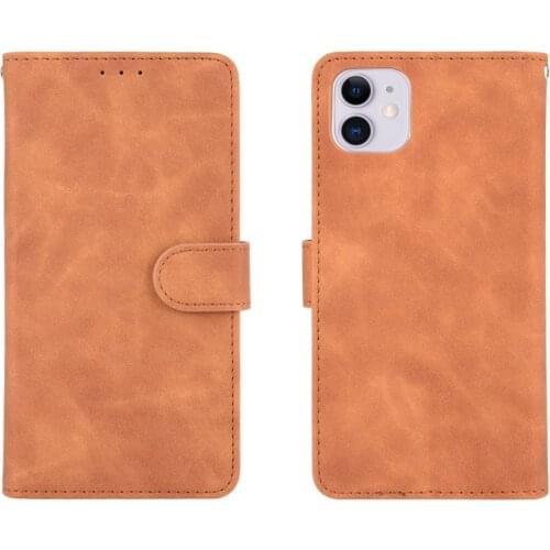 Premium Skin Feel Case For iPhone 11 Pro Max Soft Cover Magnetic PU Leather Wallet Pouch Card Slot Money Pocket