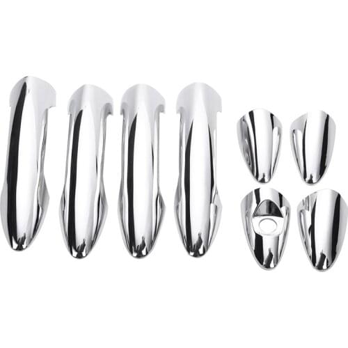 For Kia K2 Rio 3 Sedan 2011-2015 New Car Chrome Door Handle Cover Sticker Accessories