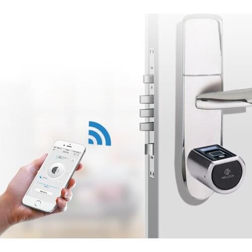 L6SECB Electronic Door Lock APP Smart Card Fingerprint Door Lock adjustable Cylinder
